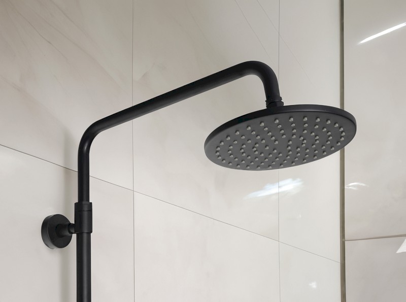 PAX sprchový sloup s pákovou baterií, černá mat XA139/15