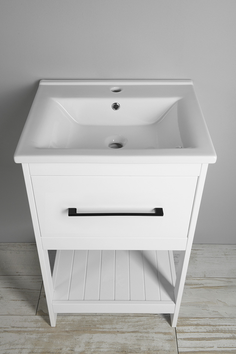 ETIDE umyvadlová skříňka 51,5x85x44 cm, bílá mat ET515