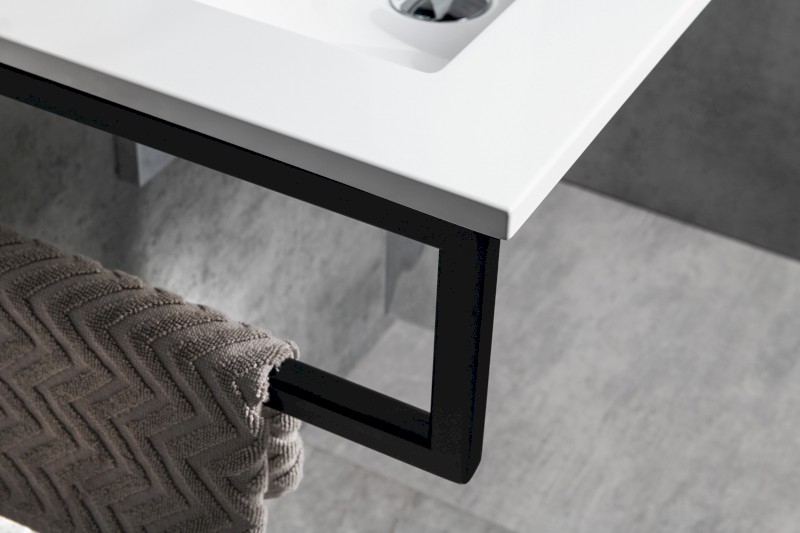 YUKON umyvadlo, litý mramor, 70x45cm, bílá YU070