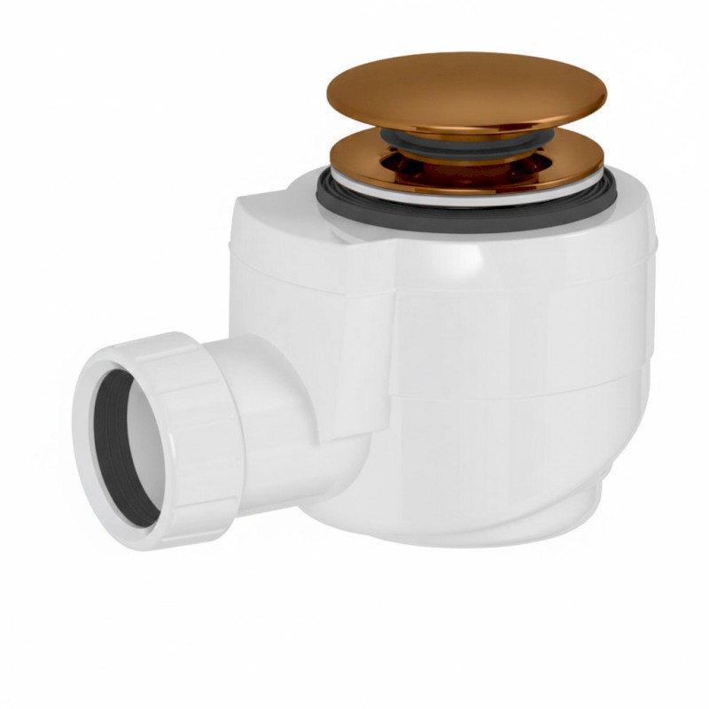 Vanová výpust DN40, click-clack, měď mat 71714PG