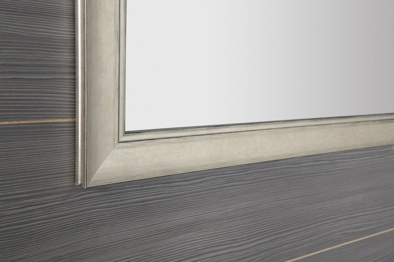 CORONA zrcadlo v dřevěném rámu 72,8x92,8cm, champagne NL720