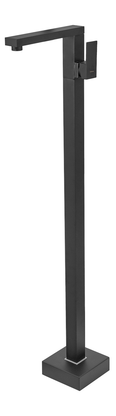 SPECTRE umyvadlová baterie s připojením do podlahy, černá mat 1102-75B