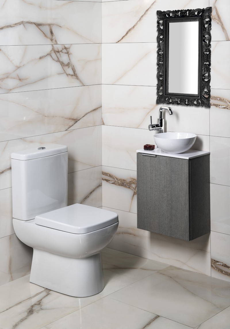 SAMBLUNG zrcadlo ve vyřezávaném rámu 40x70cm, černá IN113