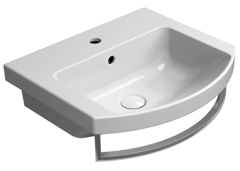 NORM keramické umyvadlo 51x45cm, oblé, bílá ExtraGlaze 8646111