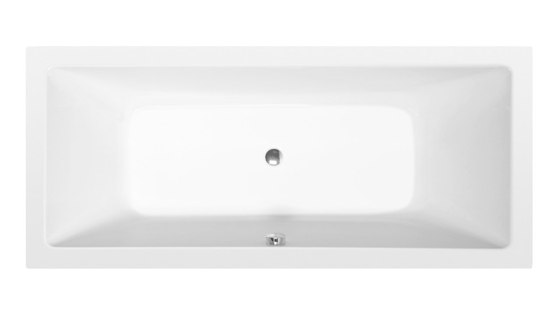 KRYSTA obdélníková vana 180x80x39cm, bílá mat 71710.11