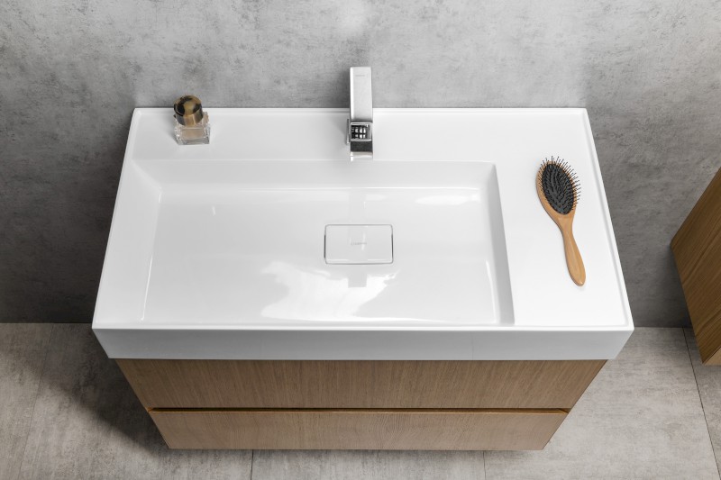 FILENA umyvadlová skříňka 82x51,5x43cm, dub FID1285D