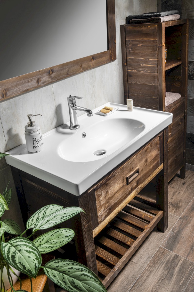 BRAND keramické umyvadlo 80x45cm, bílá TU0422