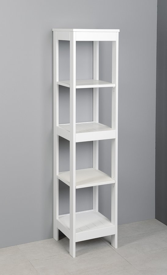 ETIDE policový regál vysoký 36x152x36 cm, bílá mat ET156