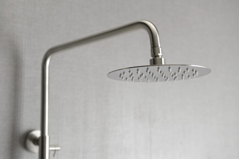 MINIMAL vanový sloup s pákovou baterií a napouštěním, nerez MI140