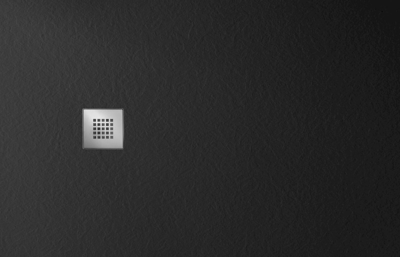 MITIA sprchová vanička z litého mramoru, obdélník 140x100cm, černá PMC140100