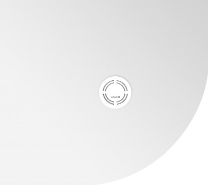 FLEXIA vanička z litého mramoru čtvrtkruh, s možností úpravy rozměru, 90x80cm, R550, levá 91191