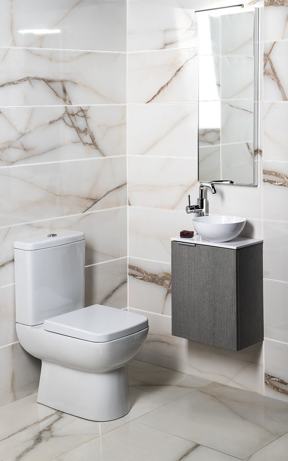 LATUS X umyvadlová skříňka 39,4x50x22cm, dub Mocca LT110-1212