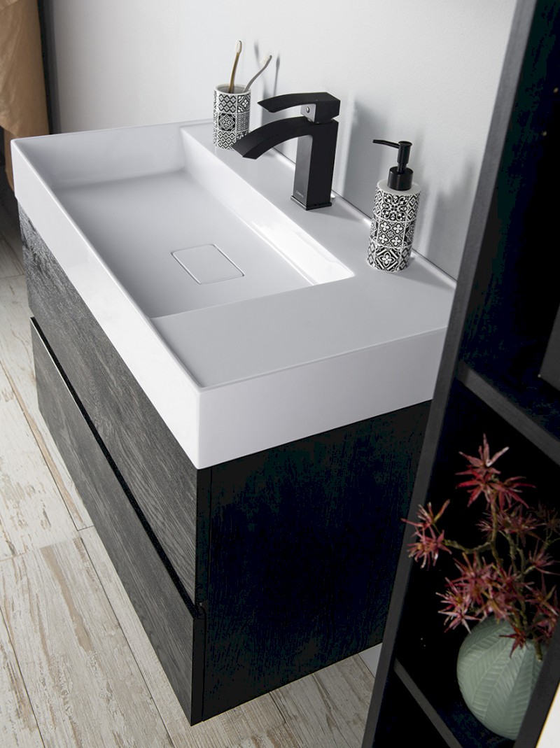 ODETTA umyvadlová skříňka 82x50x43,5cm, dub alabama DT085-2222