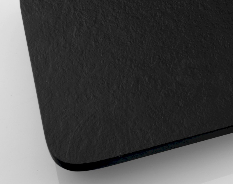 DELONIX polička na vanu, 86x20 cm, černá 73313