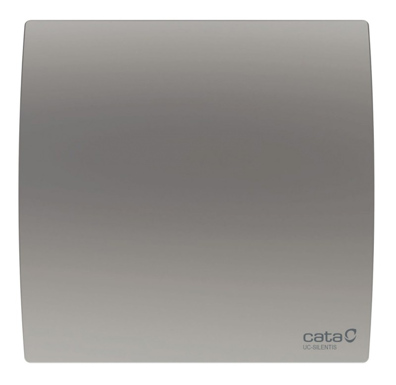 SILENTIS UC T 10 koupelnový ventilátor axiální s časovačem, 8W, potrubí 100mm, stříbrná 01221100