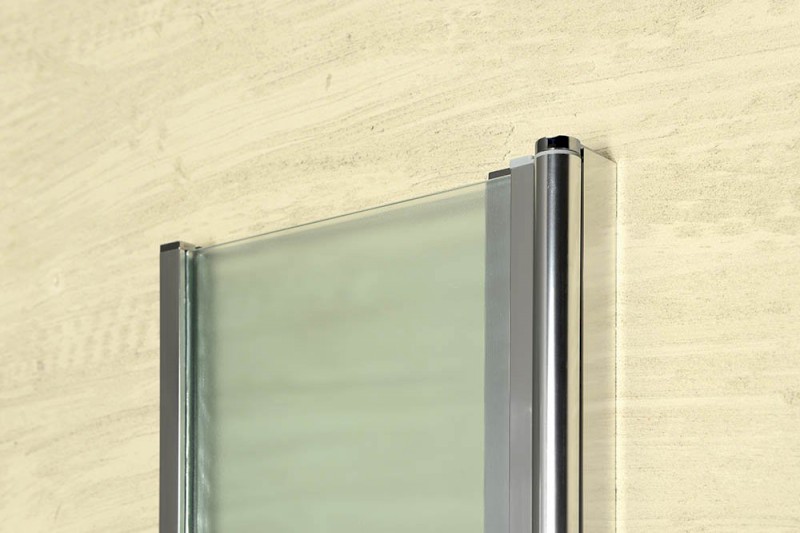 VANDA vanová zástěna skládací 1000x1400 mm, chrom, sklo matné AQ1140