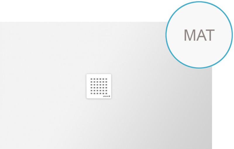 FLEXIA vanička z litého mramoru s možností úpravy rozměru, 150x90cm, bílá mat 72898MAT