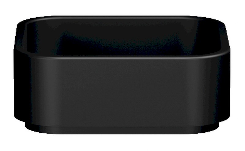 HAKO keramické umyvadlo na desku 40x40 , černá mat 554431