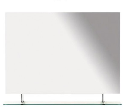 WEGA zrcadlo s policí 100x80cm 60092