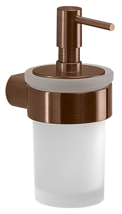 PIRENEI dávkovač mýdla 110 ml, mléčné sklo, měď mat PI8182