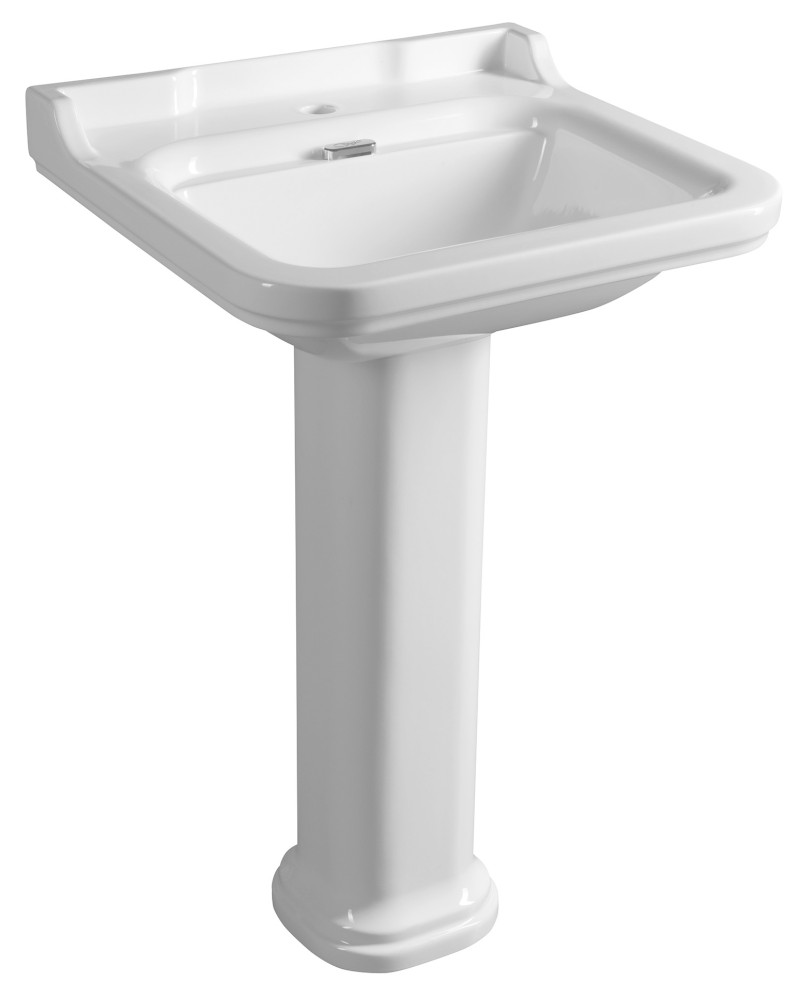 WALDORF keramické umyvadlo 60x55cm, bílá 4140K1