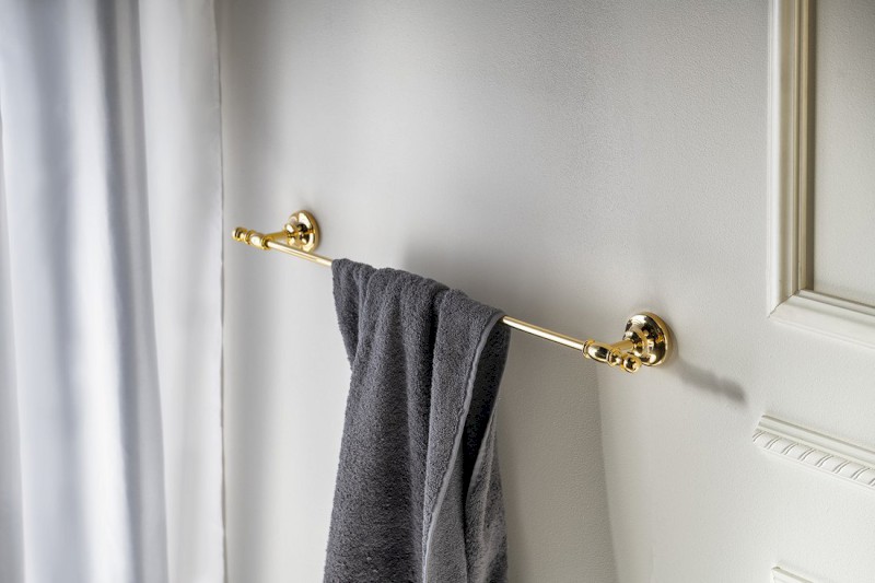 PERLA držák ručníků 645mm, zlato PE0115