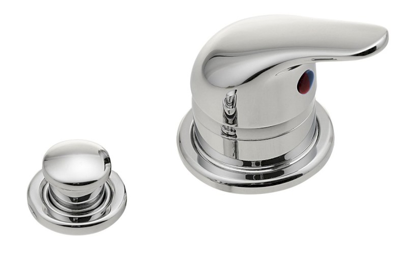 Přepínač na okraj vany, chrom TDT