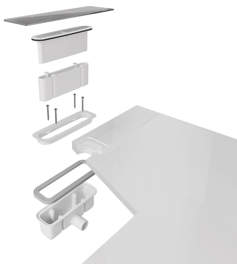 KAZUKO vaničkový sifon, DN40, krytka zlato 26357