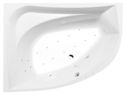 TANYA L hydromasážní vana, 160x120x49cm, Active Hydro-Air, chrom 65119.2010