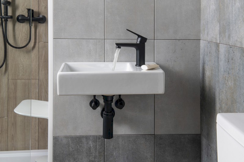 MINOS keramické umývátko, 45x26cm, baterie vpravo, bílá 4057