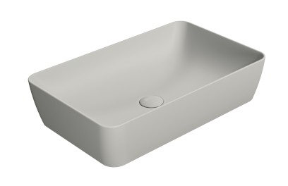 NUBES keramické umyvadlo na desku 60x38cm, cenere mat 903617