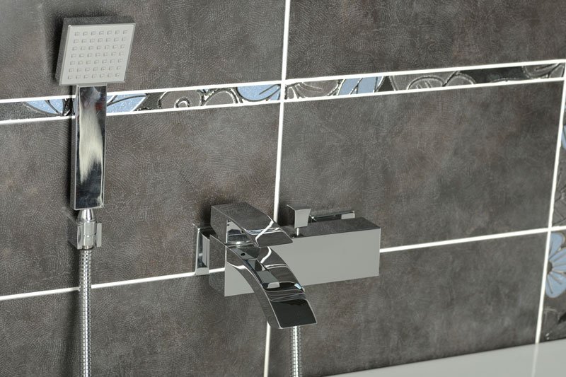 GINKO nástěnná vanová baterie, chrom 1101-10