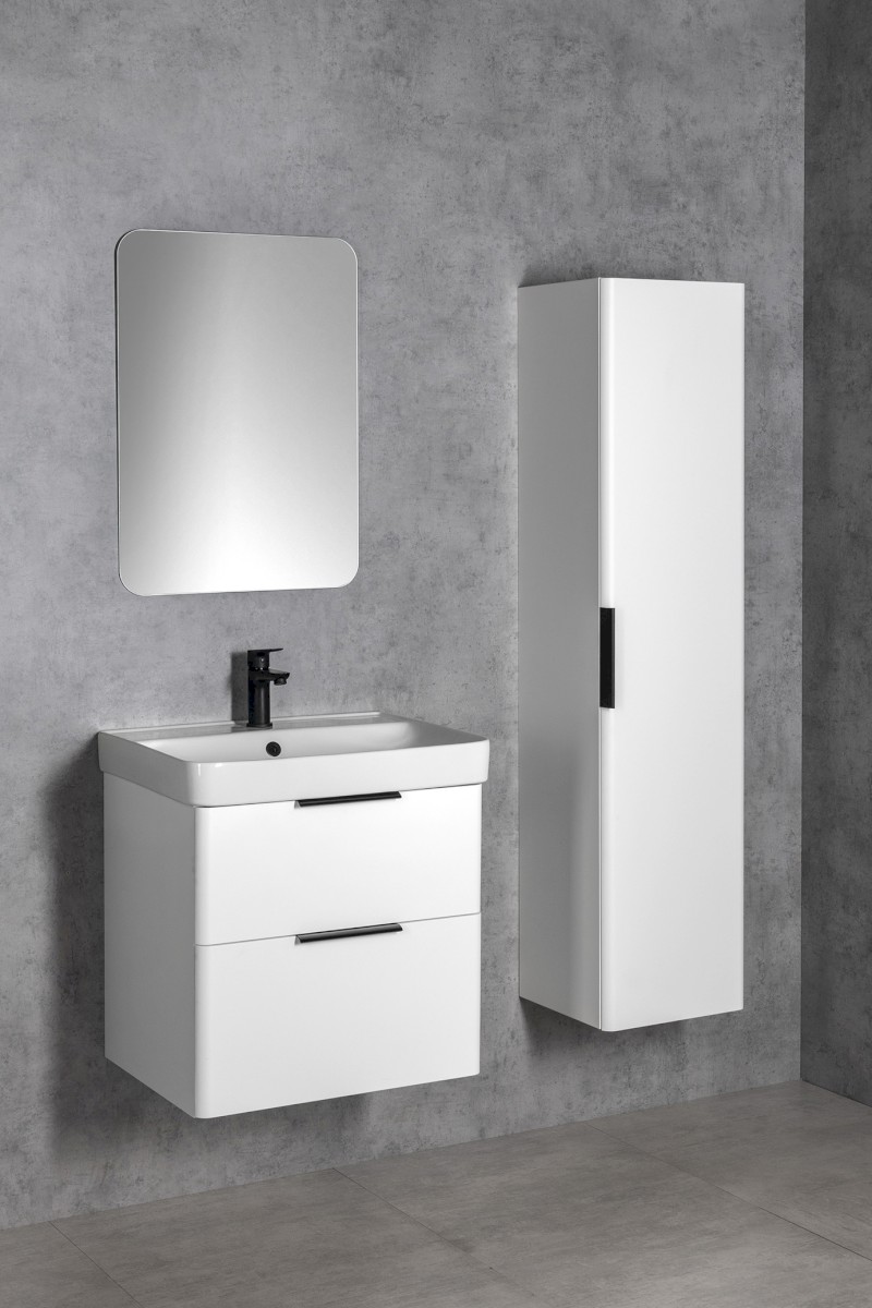 DENEB skříňka vysoká 31x150x35cm L/P, bílá mat DN180