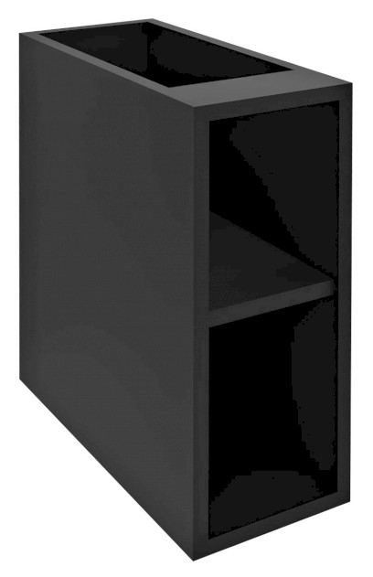 ODETTA skříňka spodní policová 20x50x43,5cm, antracit matný DT200-3434