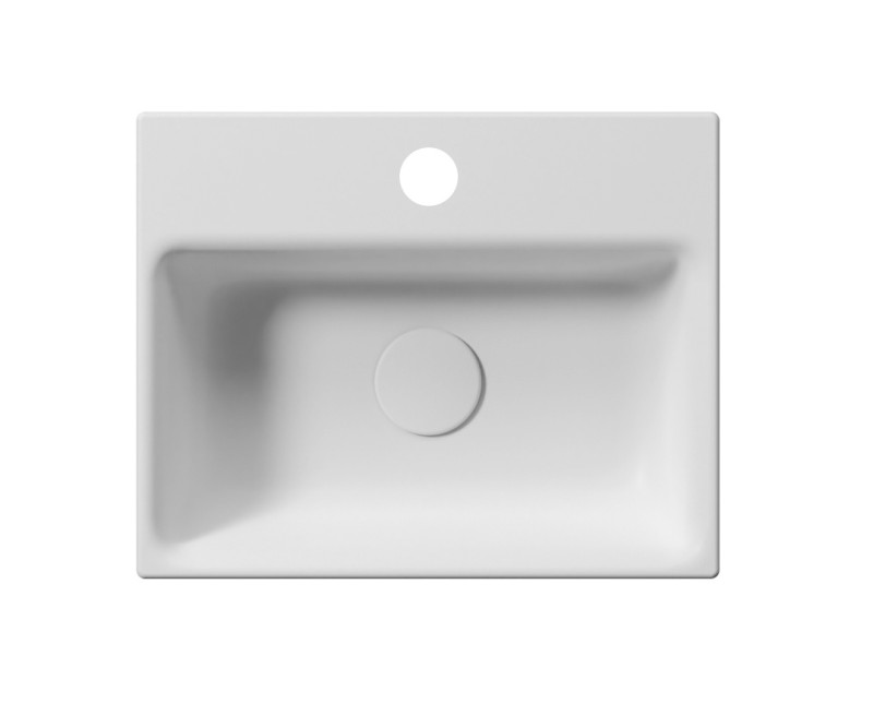 NUBES keramické umývátko 40x32cm, bílá mat 9684109