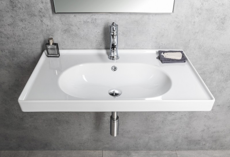BRAND keramické umyvadlo 80x45cm, bílá TU0422