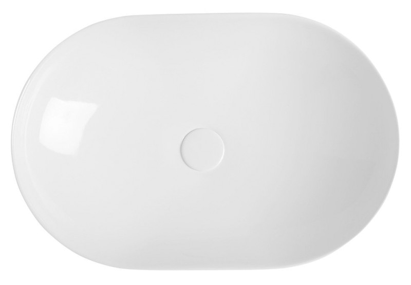 BALISONG keramické umyvadlo na desku, 60x40cm, bílá WH080