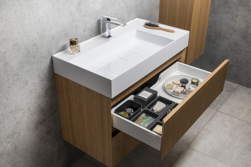 FILENA umyvadlová skříňka 82x51,5x43cm, dub FID1285D