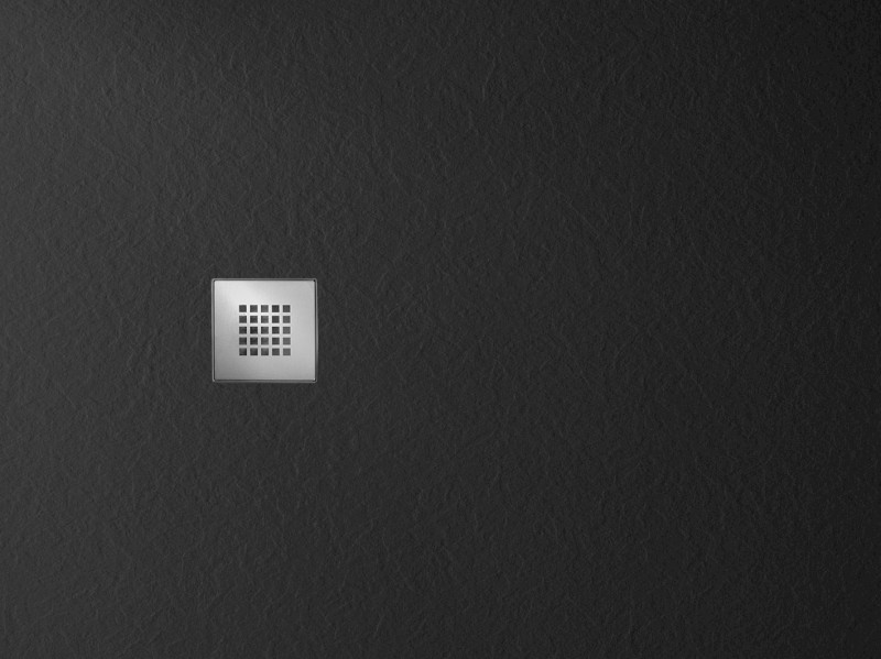 MITIA sprchová vanička z litého mramoru, obdélník 120x80cm, černá PMC12080