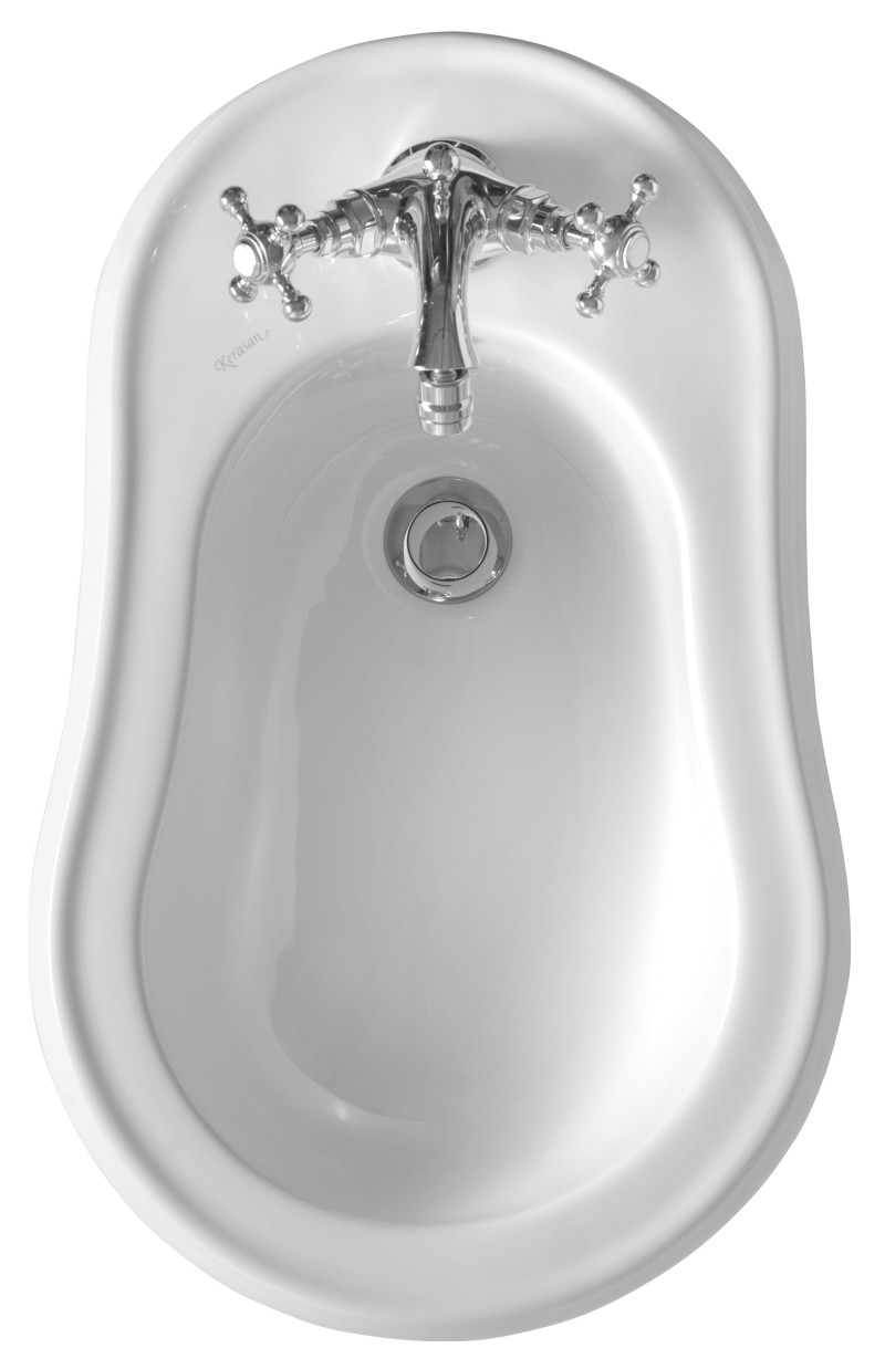 RETRO bidet stojící 38,5x60cm, bílá 102001