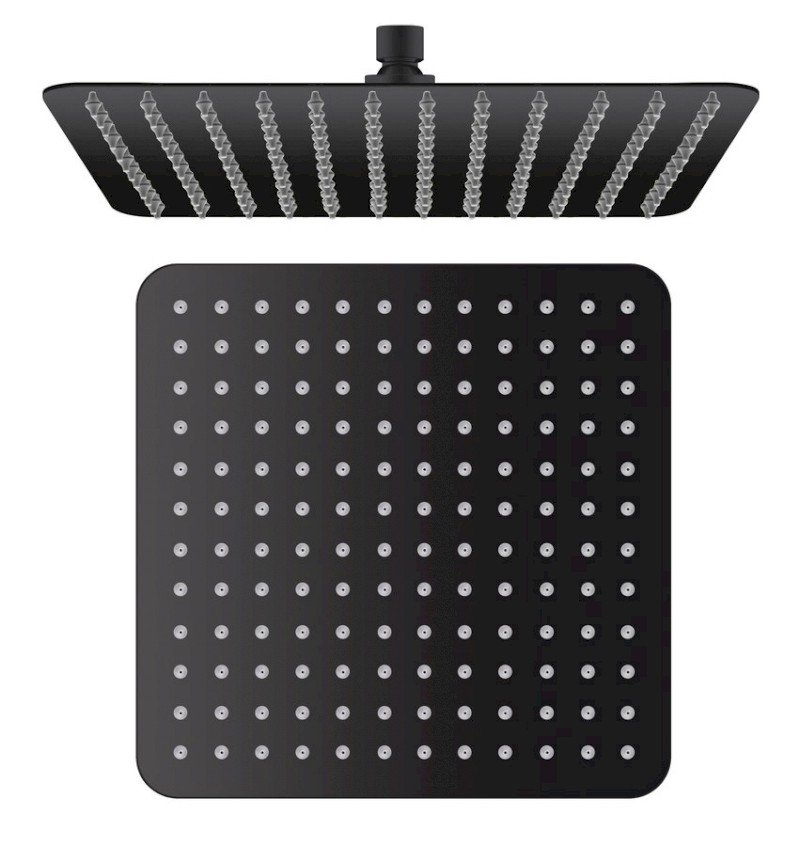 SLIM hlavová sprcha, 300x300mm, černá mat SL101