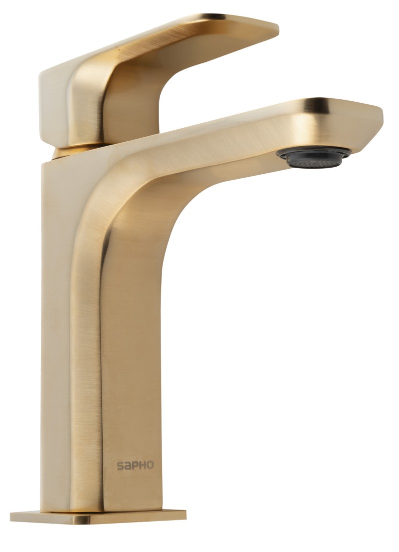 SPY stojánková umyvadlová baterie, zlato mat PY02/19