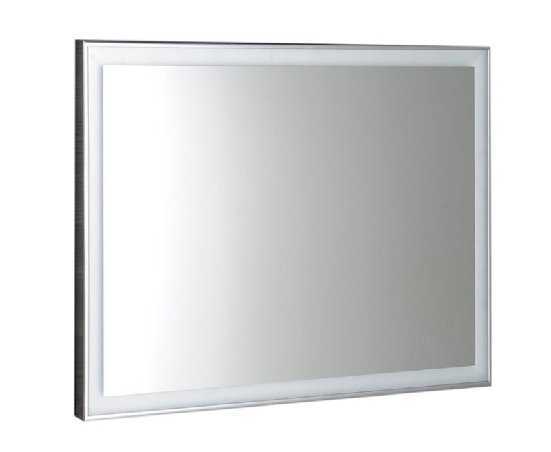 LUMINAR zrcadlo s LED osvětlením v rámu 70x50cm, chrom NL556