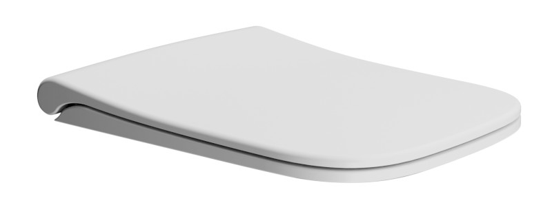NUBES WC sedátko, Soft Close, Quick Release, bílá mat/chrom MS96C09