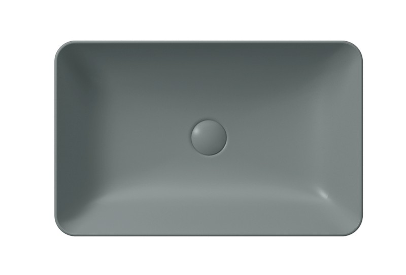 NUBES keramické umyvadlo na desku 60x38cm, agave mat 903604