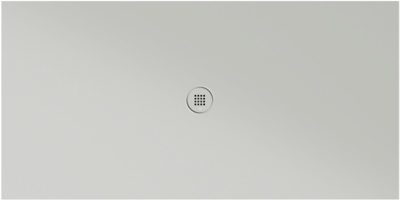 Keramická sprchová vanička, obdélník 180x90x2cm, cenere mat 46180917