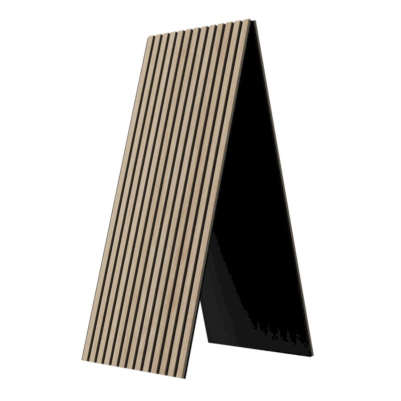 DELUXE akustický panel 2400x520x18mm, dub/černá 54-240-11-86-12