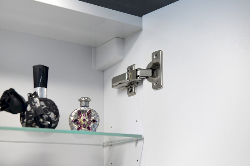 RIWA galerka s LED osvětlením, 50x70x17cm, dub stříbrný RIW050-0011