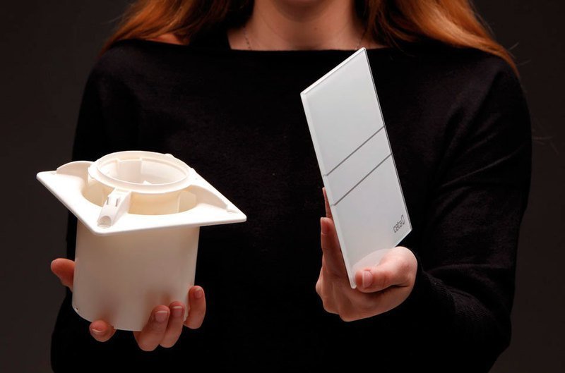 E-100 GBT koupelnový ventilátor axiální s časovačem, 8W, potrubí 100mm, černá 00900502