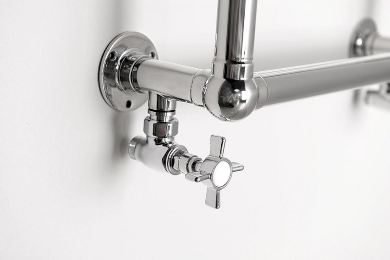 STAR připojovací sada ventilů ruční rohová, chrom CP5020S